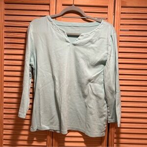 Turquoise Long Sleeve Tee